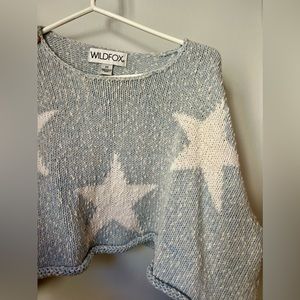 Wild fox cropped knit